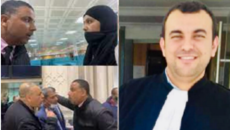 تورط في “غزوة المطار : محاصرة مقر المحكمة الإبتدائية بتونس للقبض على المحامي مهدي زقروبة ..