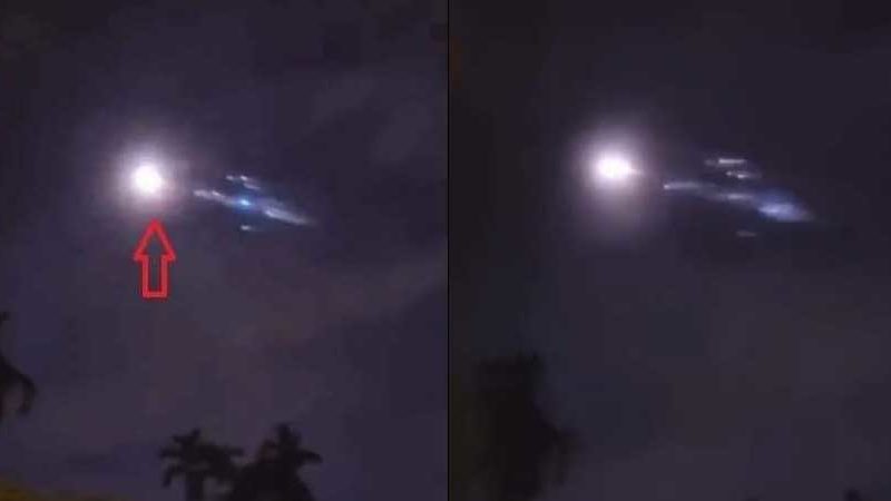فيديو يوثق لحظة سقوط “حطام الصاروخ الصيني”